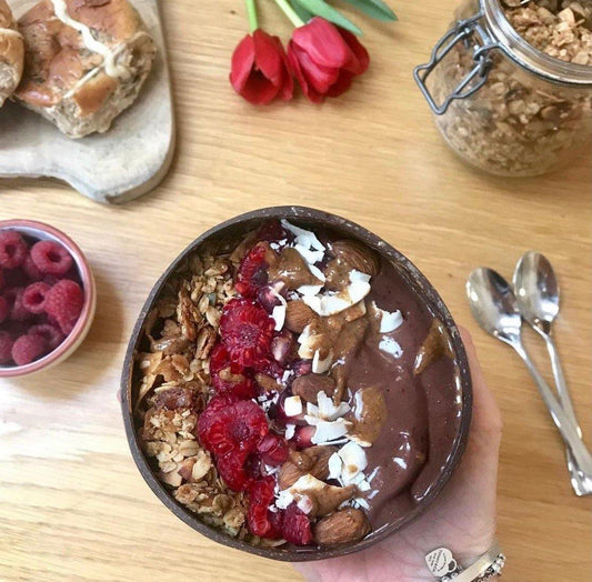 Cacao and Almond Smoothie Bowl - The Garden Eatery