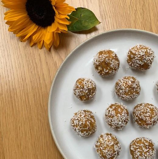Mango and Coconut Protein Balls - The Garden Eatery